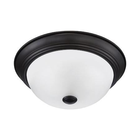 Designers Fountain 11in 2-Light Oil Rubbed Bronze Interior Ceiling